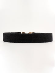 Alloy Buckle Elastic Belt - Trendsi