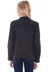 Scully BLACK WOMEN'S MULTI POCKET JACKET - Flyclothing LLC