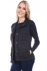 Scully BLACK WOMEN'S MULTI POCKET VEST - Flyclothing LLC