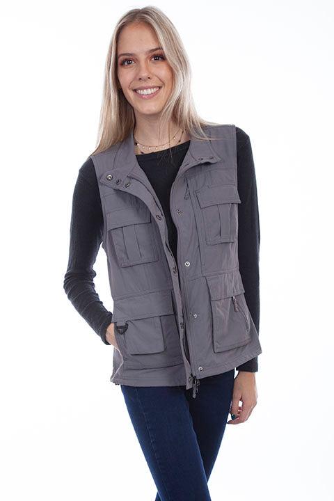 Scully SILVER WOMEN'S MULTI POCKET VEST - Flyclothing LLC