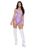 Roma Costume Sheer Stars Romper