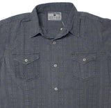 Pop Icon Navy Textured Shirt - Pop Icon Clothing