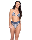 Roma Costume Snake Skin High-Waisted Shorts