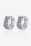 1.8 Carat Moissanite 925 Sterling Silver Huggie Earrings - Flyclothing LLC