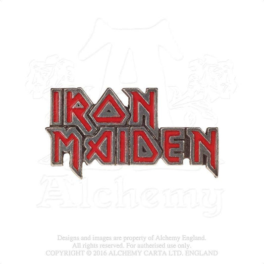 Alchemy Rocks Iron Maiden: enamelled logo - Alchemy Gothic