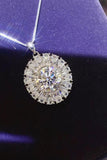 5 Carat Moissanite 925 Sterling Silver Necklace - Flyclothing LLC