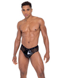 Roma Costume Mens Pride Fishnet & Vinyl Briefs - Flyclothing LLC