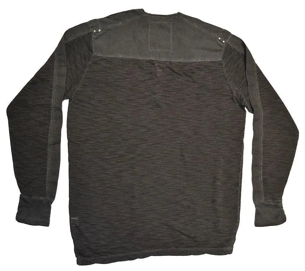 PX Clothing Two Button Slub Henley Shirt - Flyclothing LLC