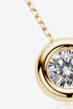 1 Carat Moissanite Pendant 925 Sterling Silver Necklace - Flyclothing LLC