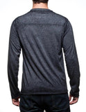 PX Clothing 3-Button V-Neck Henley (Black) - PX Clothing