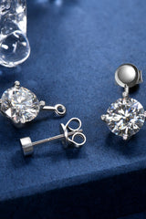 4 Carat Moissanite Drop Earrings - Flyclothing LLC