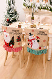 Christmas Snowman Chair Covers - Flyclothing LLC