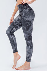 Wide Waistband Slim Fit Active Leggings - Flyclothing LLC