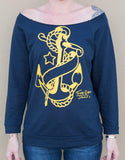 Tennessee Dave Anchor Womens Unfinished Sweatshirt - Flyclothing LLC