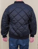 Black Market Diamond Quilted Nylon Jacket Lined Jacket - Flyclothing LLC