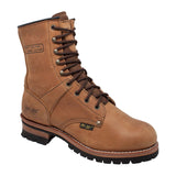 AdTec Men's 9" Logger Brown - Flyclothing LLC