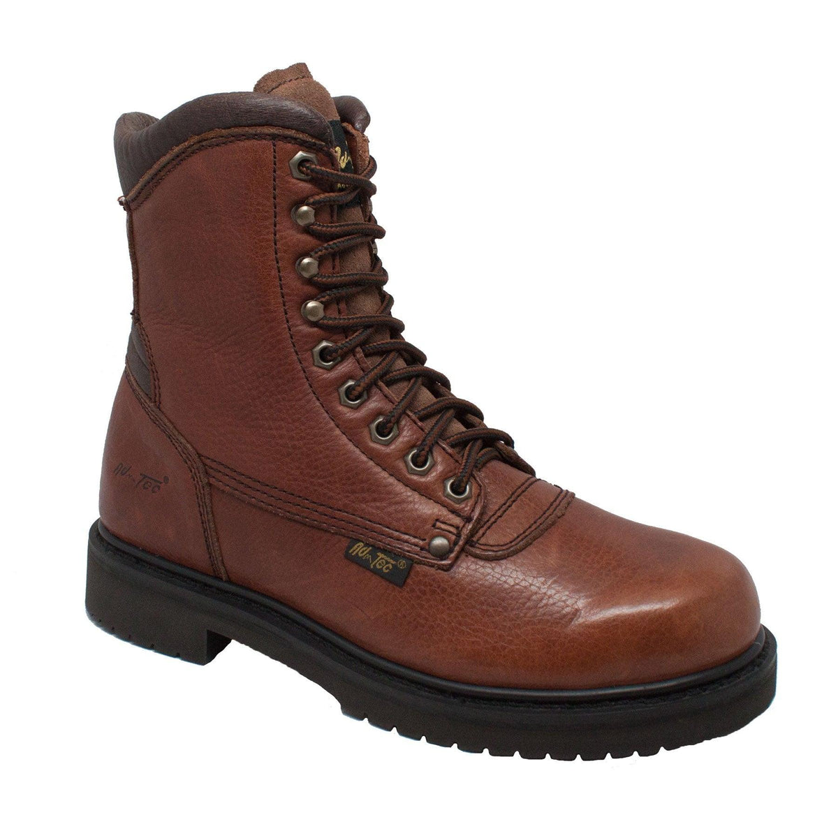 AdTec Men's 8" Work Boot Brown - Flyclothing LLC