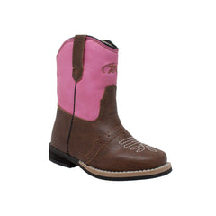 AdTec Toddler's 6" Side Zipper Western Pink - Flyclothing LLC