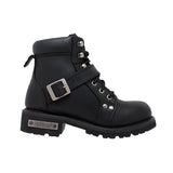 RideTecs Women's 6" Lace Zipper Boot Black - Flyclothing LLC