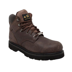 AdTec Men's 6" Steel Toe Work Boot Brown - Flyclothing LLC