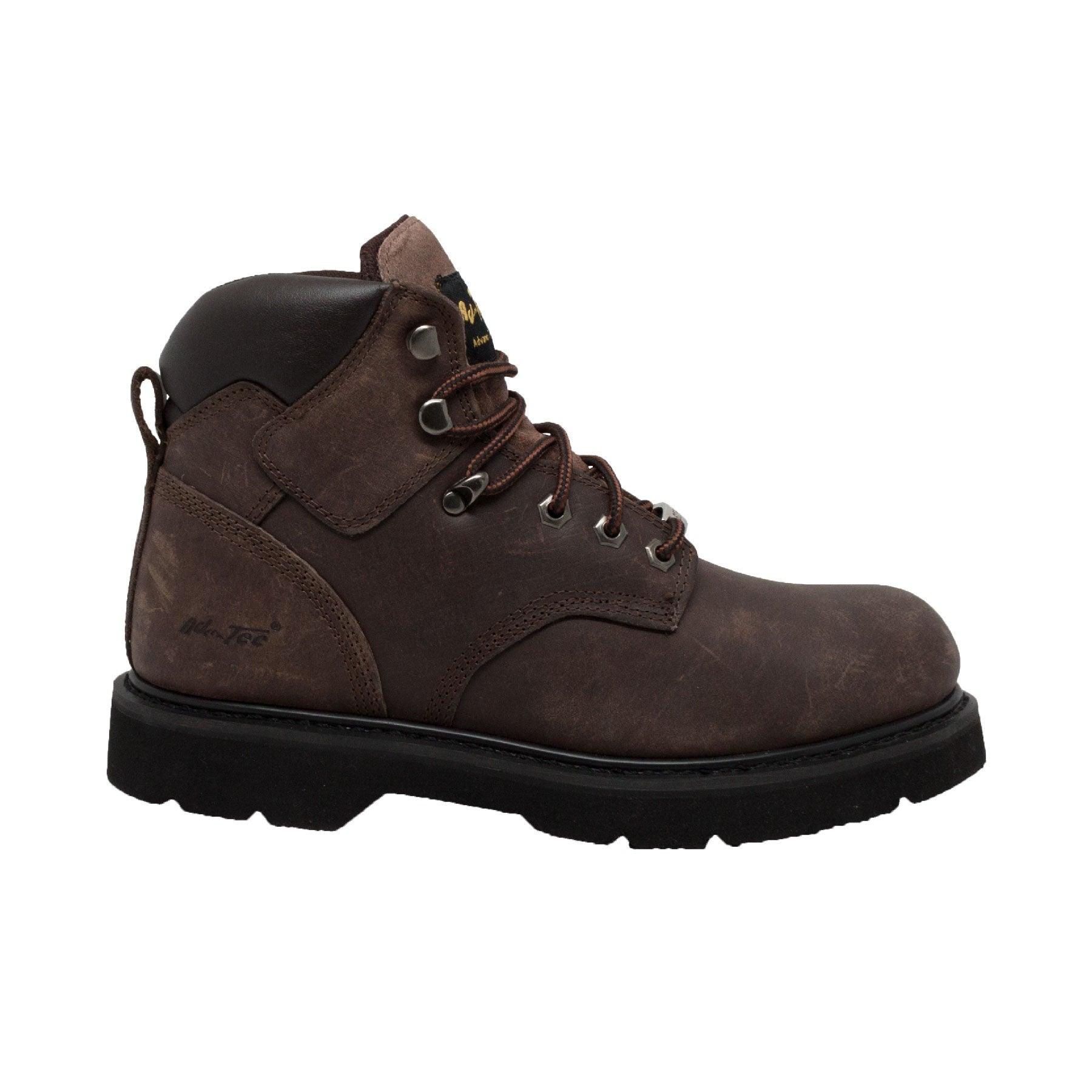 AdTec Men's 6" Steel Toe Work Boot Brown - Flyclothing LLC