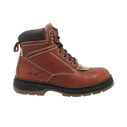 AdTec Mens 6 inch Steel Toe Work Boot Brown - Flyclothing LLC