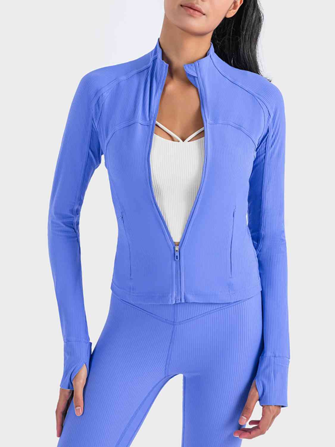Zip-Up Long Sleeve Sports Jacket – Flyclothing LLC