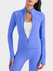 Zip-Up Long Sleeve Sports Jacket - Flyclothing LLC