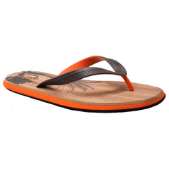 Shaboom Men's Dual Density Comfort Thong Sandal Brown/Orange - Flyclothing LLC