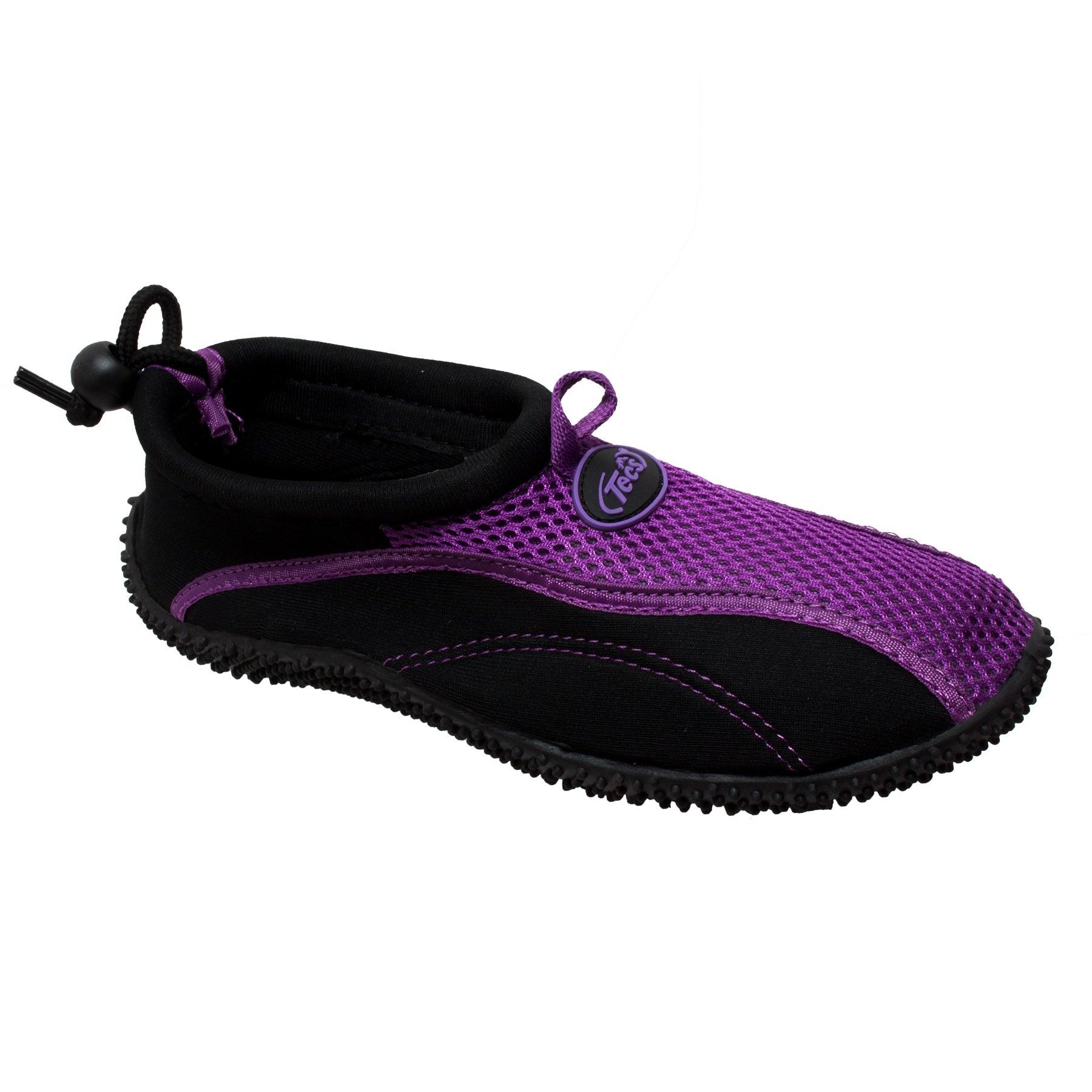 Tecs Women's Aquasock Slip On Purple/Black - Flyclothing LLC