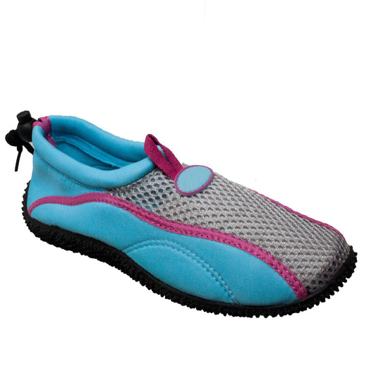 Tecs Women's Aquasock Slip On Blue/Pink - Flyclothing LLC