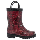 Case IH Children's Camo Rubber Boot Red - Flyclothing LLC