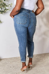 Judy Blue Full Size High Waist Drawstring Denim Jeans - Flyclothing LLC