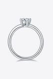 1 Carat Moissanite 925 Sterling Silver Solitaire Ring - Flyclothing LLC