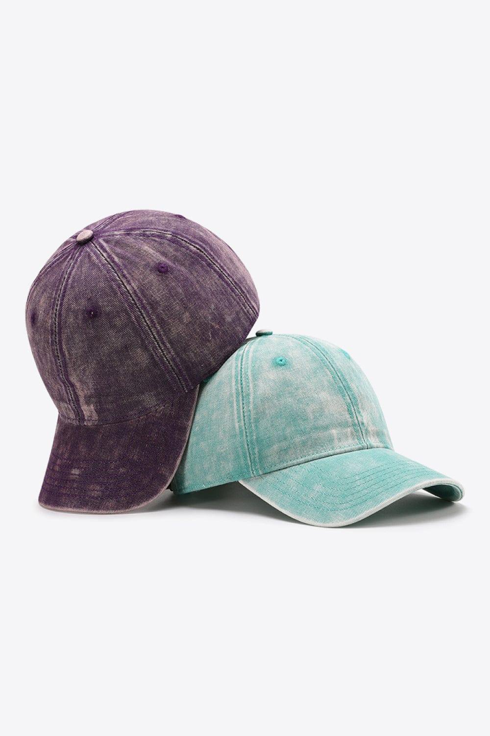 Plain Adjustable Baseball Cap - Trendsi