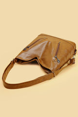 PU Leather Shoulder Bag - Trendsi