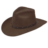 Black Creek Acorn 100 Percent Crushable Wool 3 1/4 Brim Hat - Flyclothing LLC