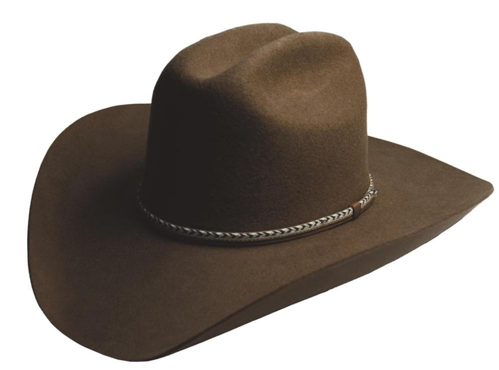 Silverado 100% Wool Felt Cattleman Crown 4 Brim Saddle - Flyclothing LLC