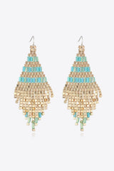 Beaded Dangle Earrings - Trendsi