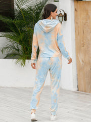 Tie-Dye Hoodie and Pants Set - Flyclothing LLC