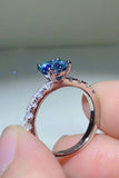 Future Style 1 Carat Moissanite Side Stone Ring - Flyclothing LLC