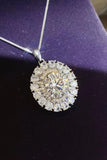 5 Carat Moissanite 925 Sterling Silver Necklace - Flyclothing LLC