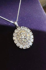 5 Carat Moissanite 925 Sterling Silver Necklace - Flyclothing LLC