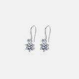 2 Carat Moissanite 925 Sterling Silver Earrings - Flyclothing LLC