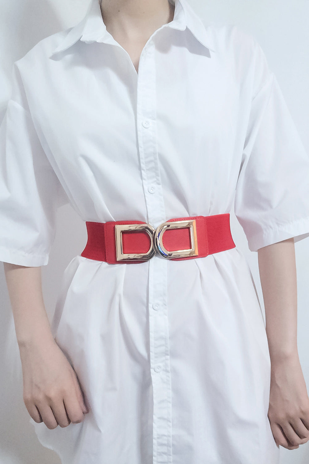 Double D Buckle PU Belt - Flyclothing LLC