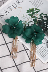 Flower Shape Acrylic Dangle Earrigs - Flyclothing LLC