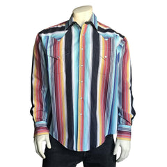 Rockmount Ranch Wear Mens Serape Stripe Western Shirt - Rockmount Clothing