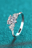 1 Carat Moissanite Heart Ring - Flyclothing LLC