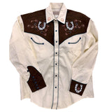 Rockmount Clothing Men's Vintage 2-Tone Horsehoe Embroidery - Rockmount Clothing