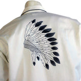 Rockmount Clothing Mens Vintage Gabardine Warbonnet Bolero Western Shirt - Rockmount Clothing